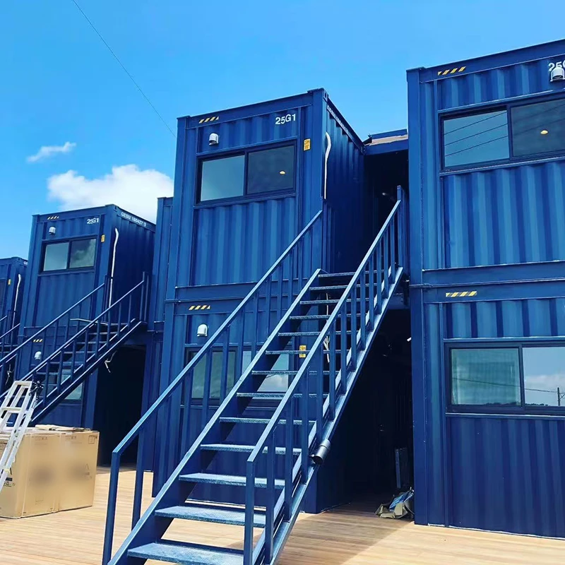 Rumah Kontena Dua Tingkat Prefab